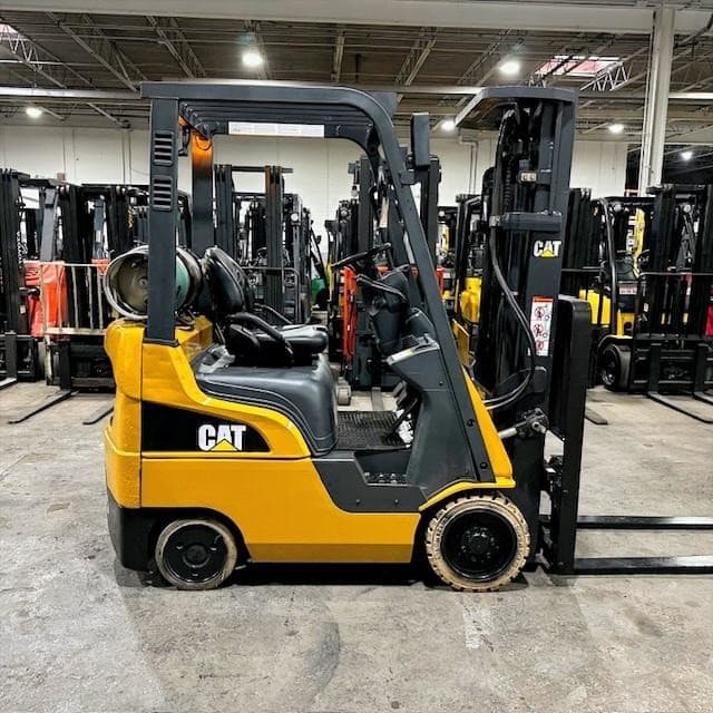 2018 Cat 2C3000 3000lb Used Forklift LP Gas Triple Mast Sideshift 8001 Hours