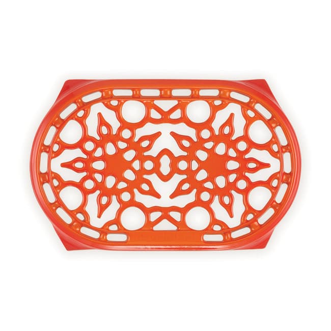 LE CREUSET CAST IRON OVAL TRIVET, Flame