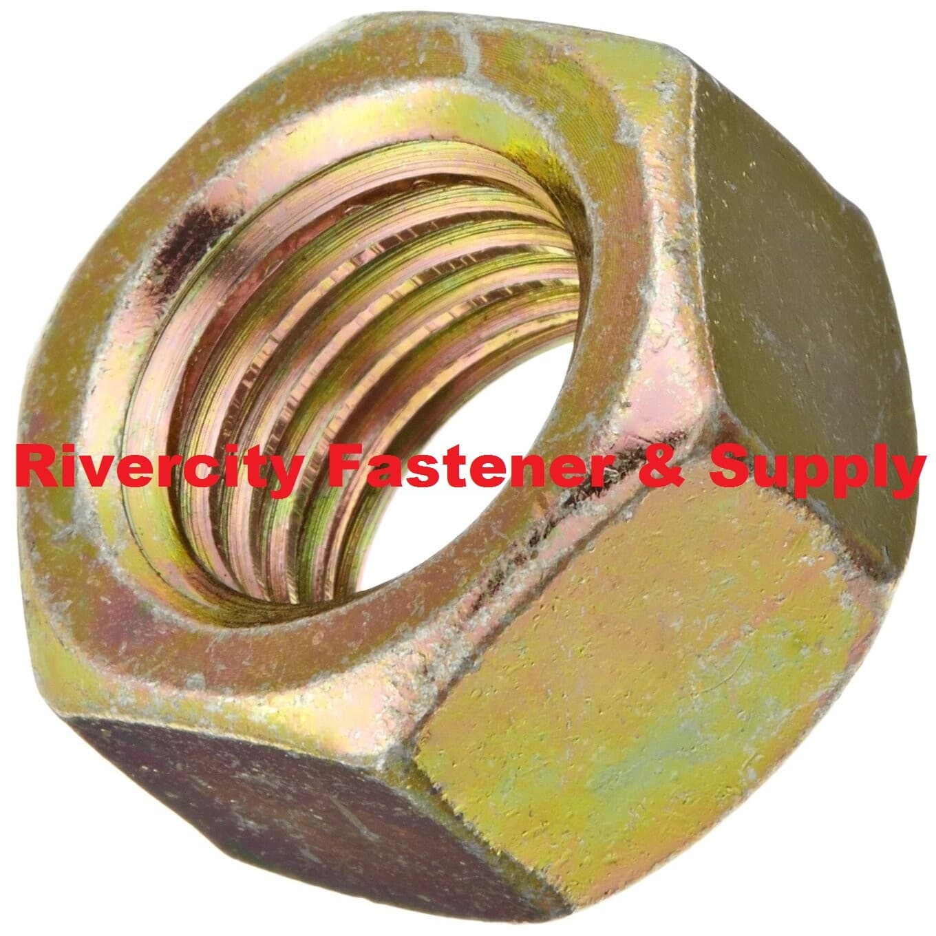 1/2-13 Steel Grade 8 Hardened Hex Nuts 1/2x13 Nut 1/2 x 13 ZY Coarse Thread