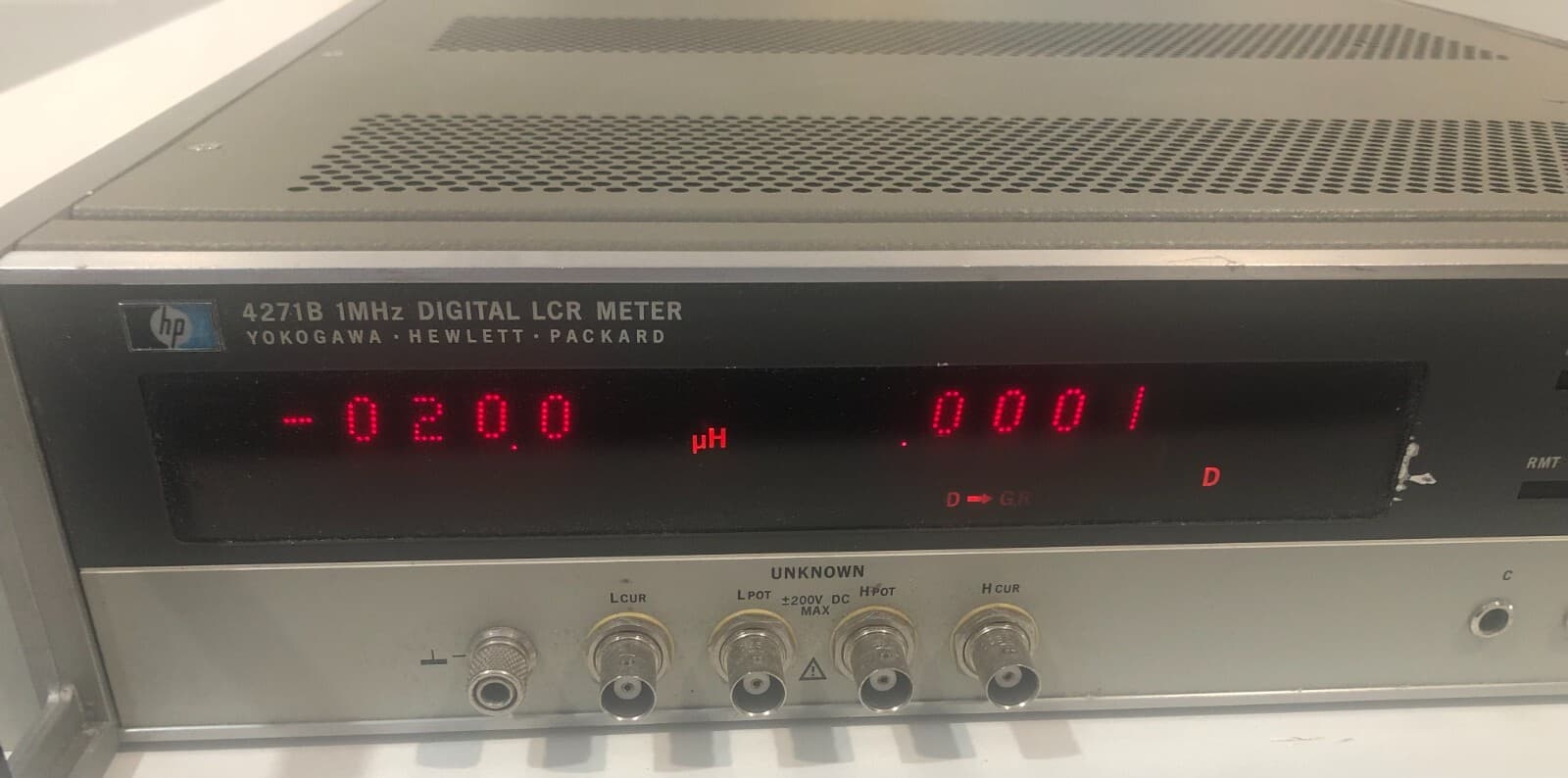 HP Hewlett Packard 4271B 1MHz LCR Meter Please Read