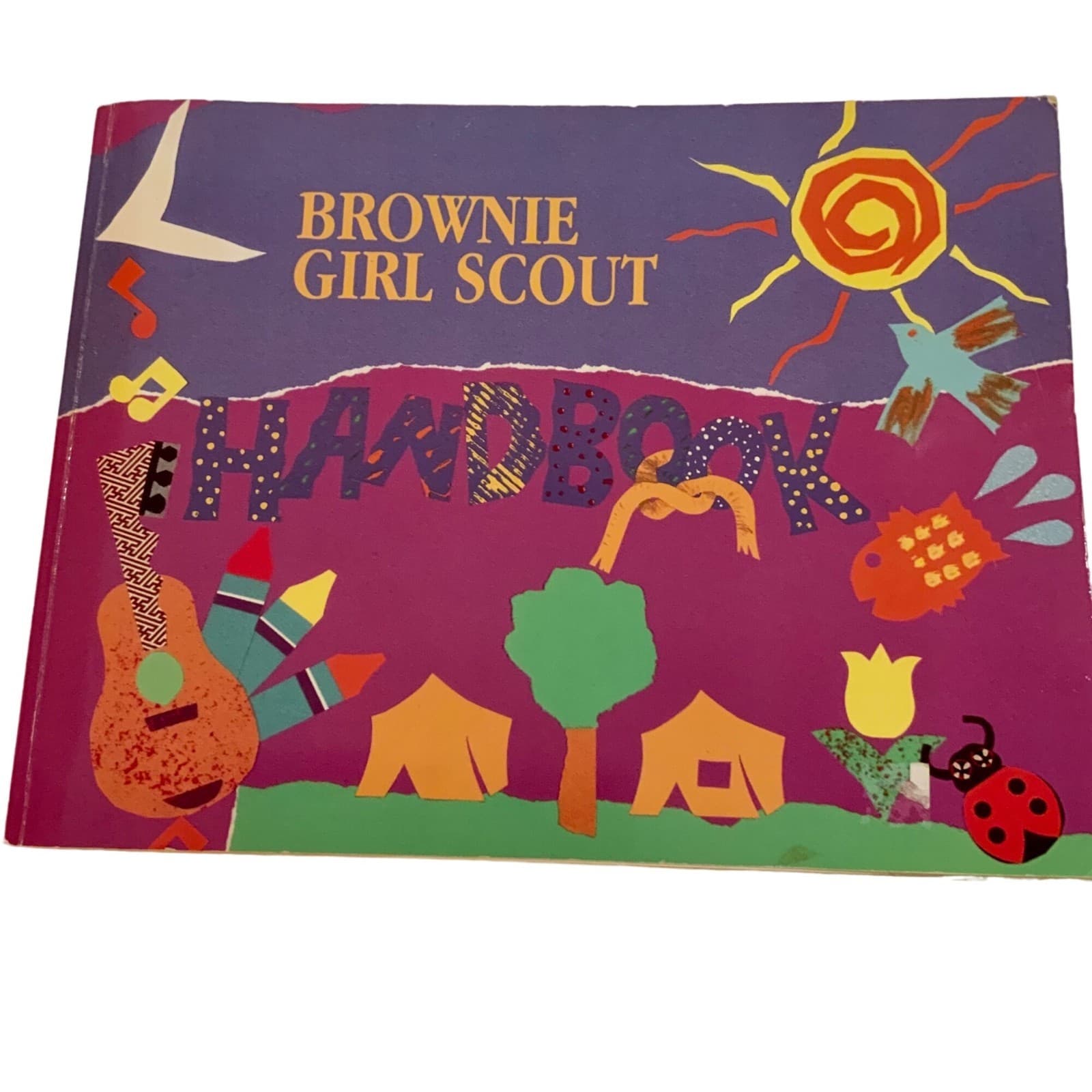 Brownie Girl Scout Handbook Vintage 1993 Paperback