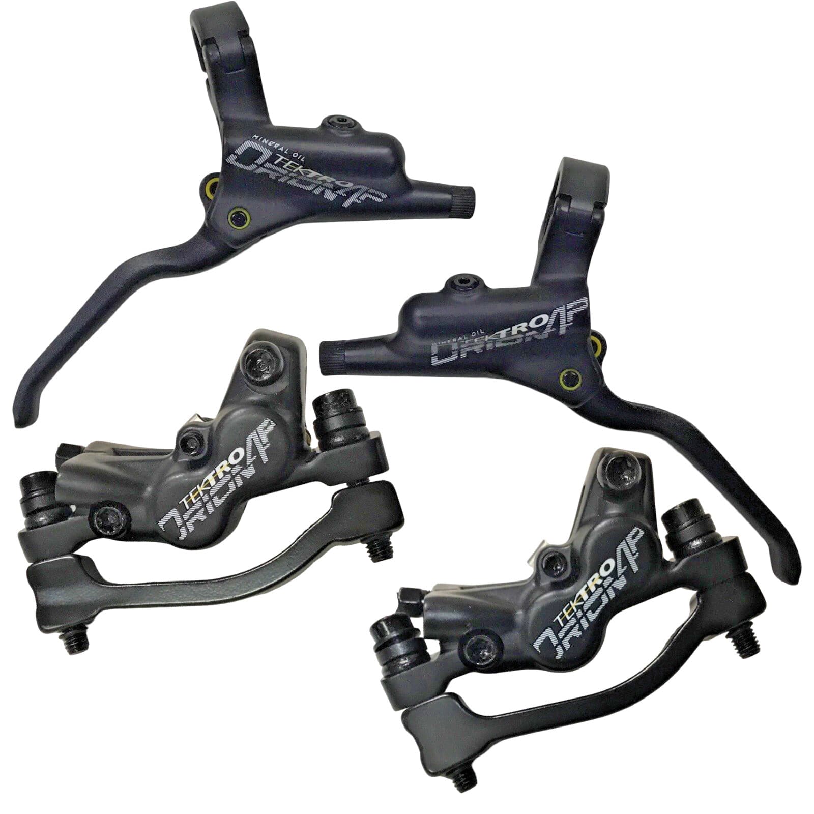 Tektro Orion 4P M745 4-Piston Hydraulic Disc Brakeset Front & Rear Post Mount