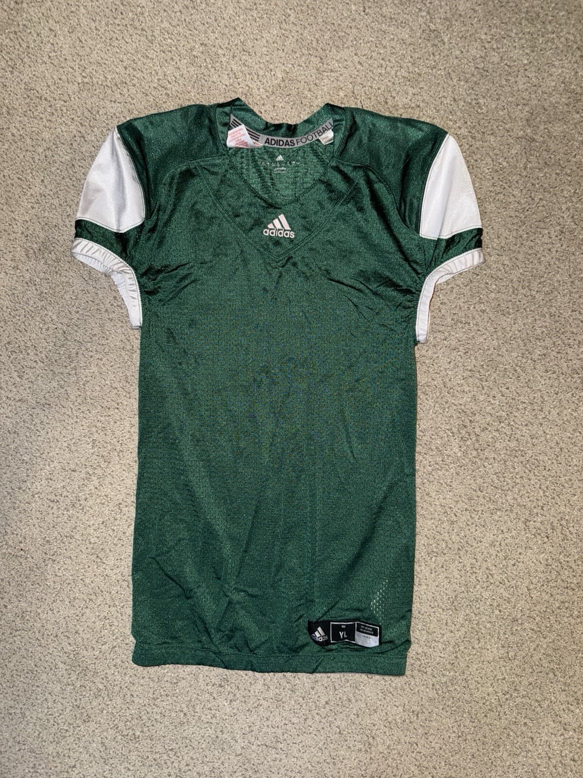 Green Youth Adidas Football Jersey