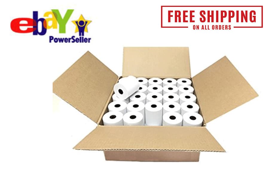 3 1/8" x 230' THERMAL POS RECEIPT PRINTER ROLL PAPER BPA FREE USA 50 ROLLS