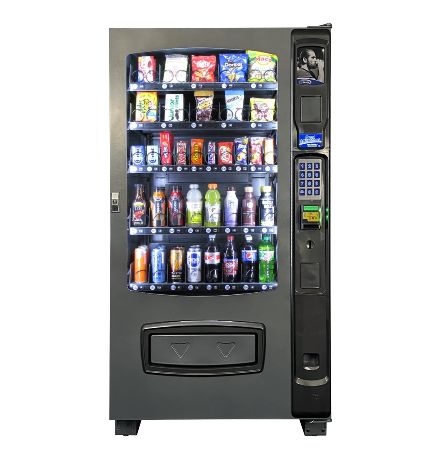 Envision 5-Wide Combo Vending Machine – Snack & Drink Vendor for High Traffic