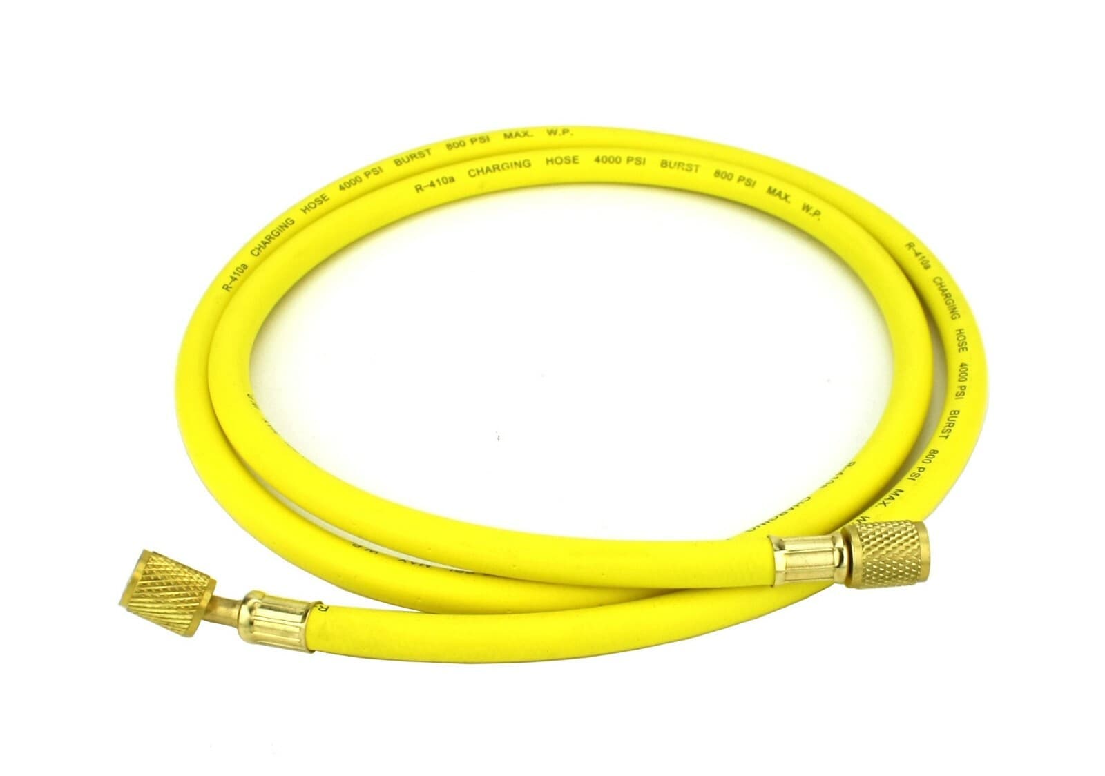 Refrigeration Hose - 60" - Working Press: 800 PSI -1/4" Female Flare - 45° Angle
