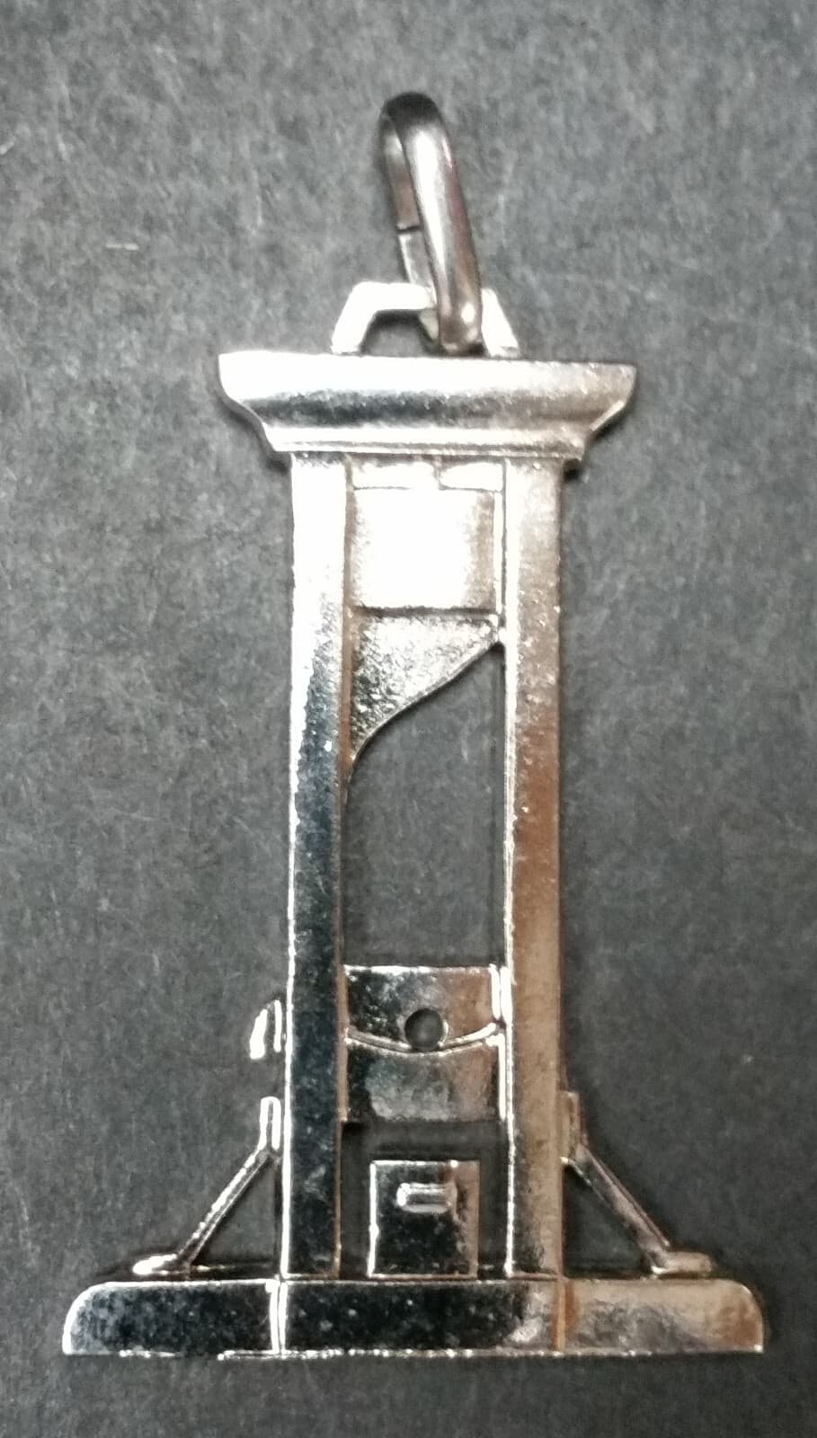 Guillotine pendant - souvenir "French Revolution" nickel-plated copper