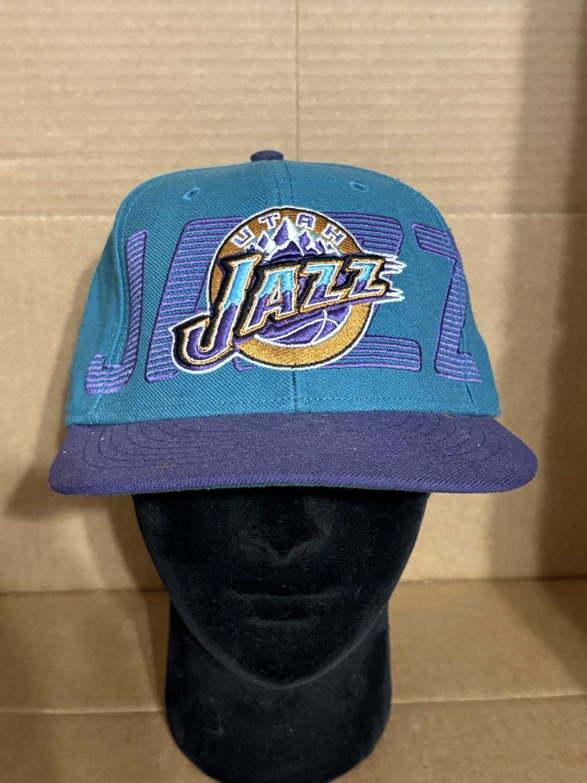 Brand 47 Vintage Style NBA Utah Jazz Snapback Hat Hardwood Classics Mens OSFA