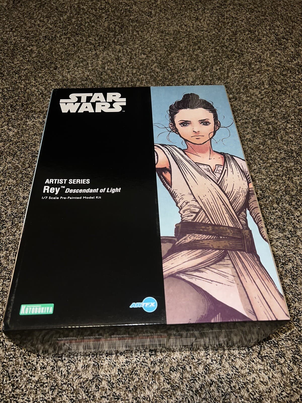 SIDESHOW KOTOBUKIYA Star Wars Artist Series Rey Descendant of Light ARTFX Statue
