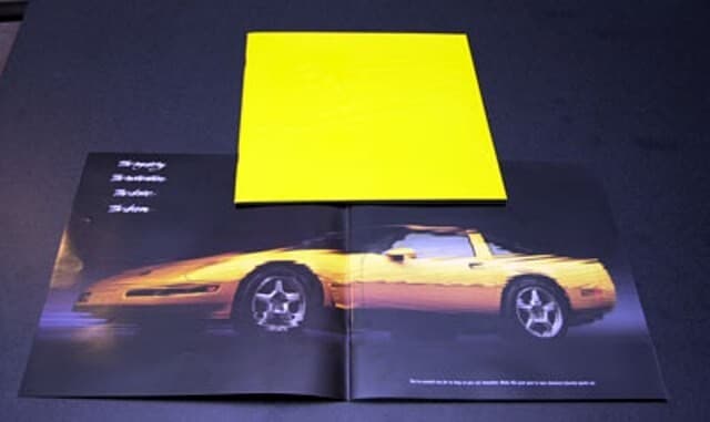 New Original 1995 Chevrolet Corvette C4 Deluxe Dealer Sales Brochure (Last One)