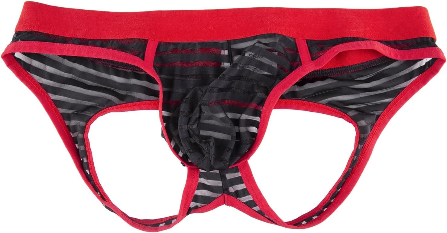 Evankin Men Jockstraps Cotton Mesh Breathable Underwear Small, Black