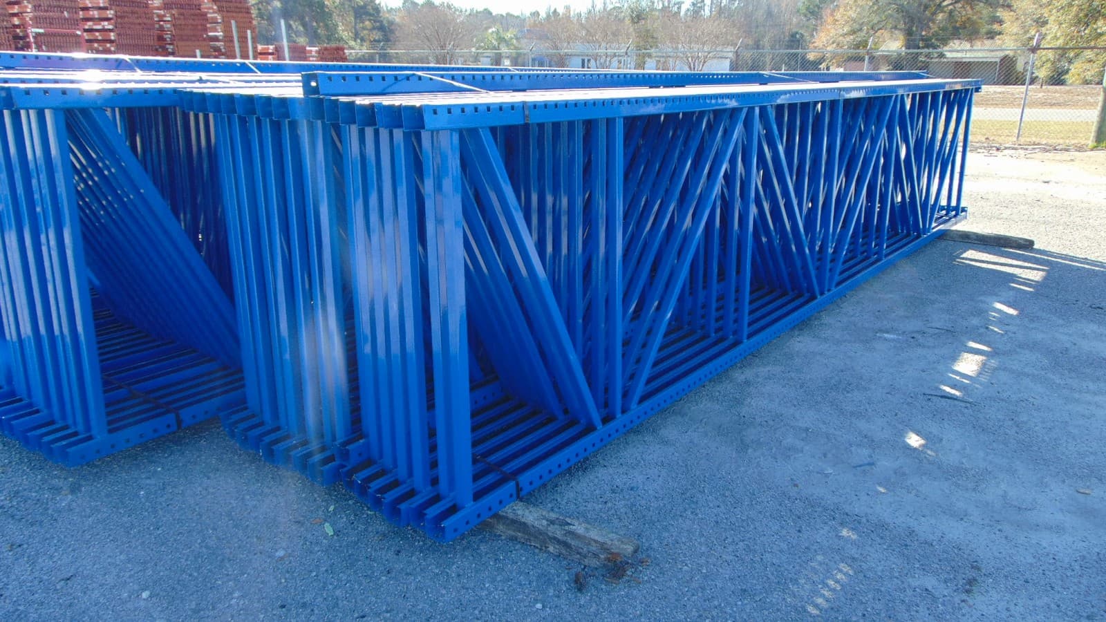 Pallet Racking Upright - 48" x 22' - Warehouse Shelving, Material Handling