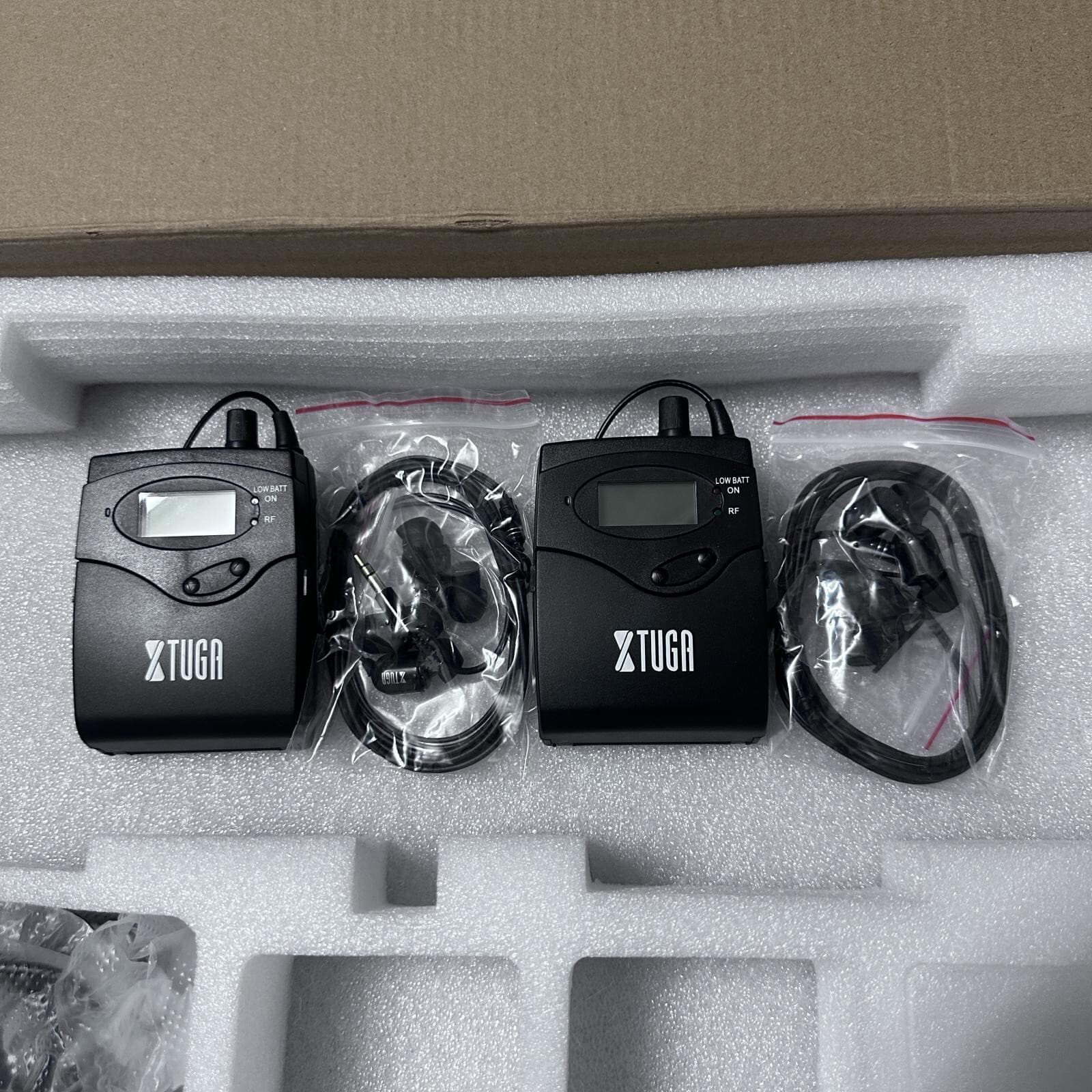 XTUGA IEM1200 Wireless in Ear Monitor System 2 Channel 2/4 Bodypacks Monitoring