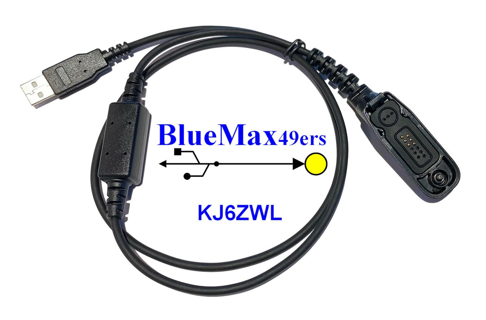 USB Programming Cable + Support Motorola XPR7550e XPR7580e PMKN4012B