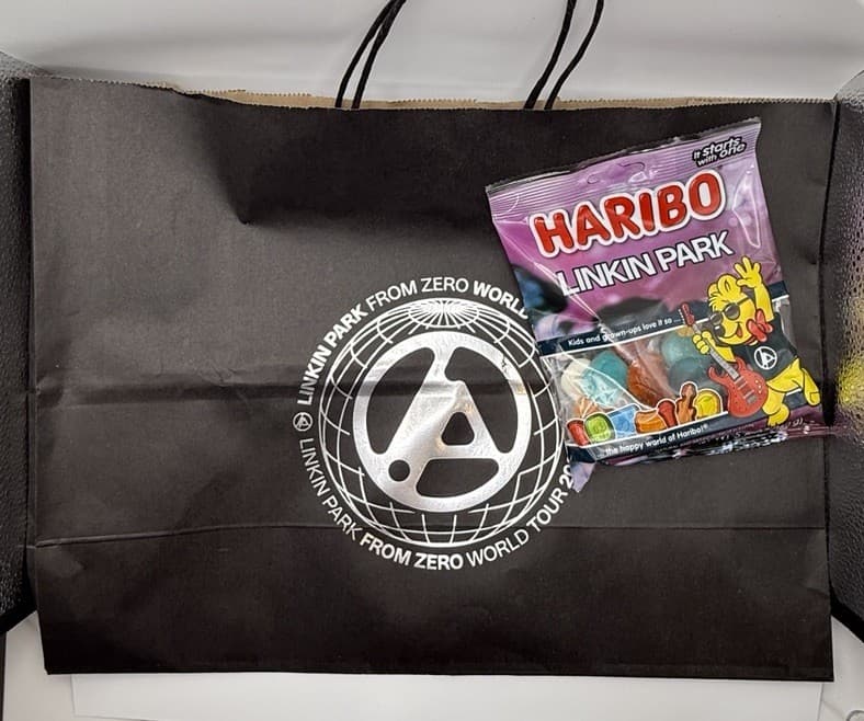 Haribo LINKIN PARK Gummi Candy-From Zero Tour Limited Edition **With Merch Bag**