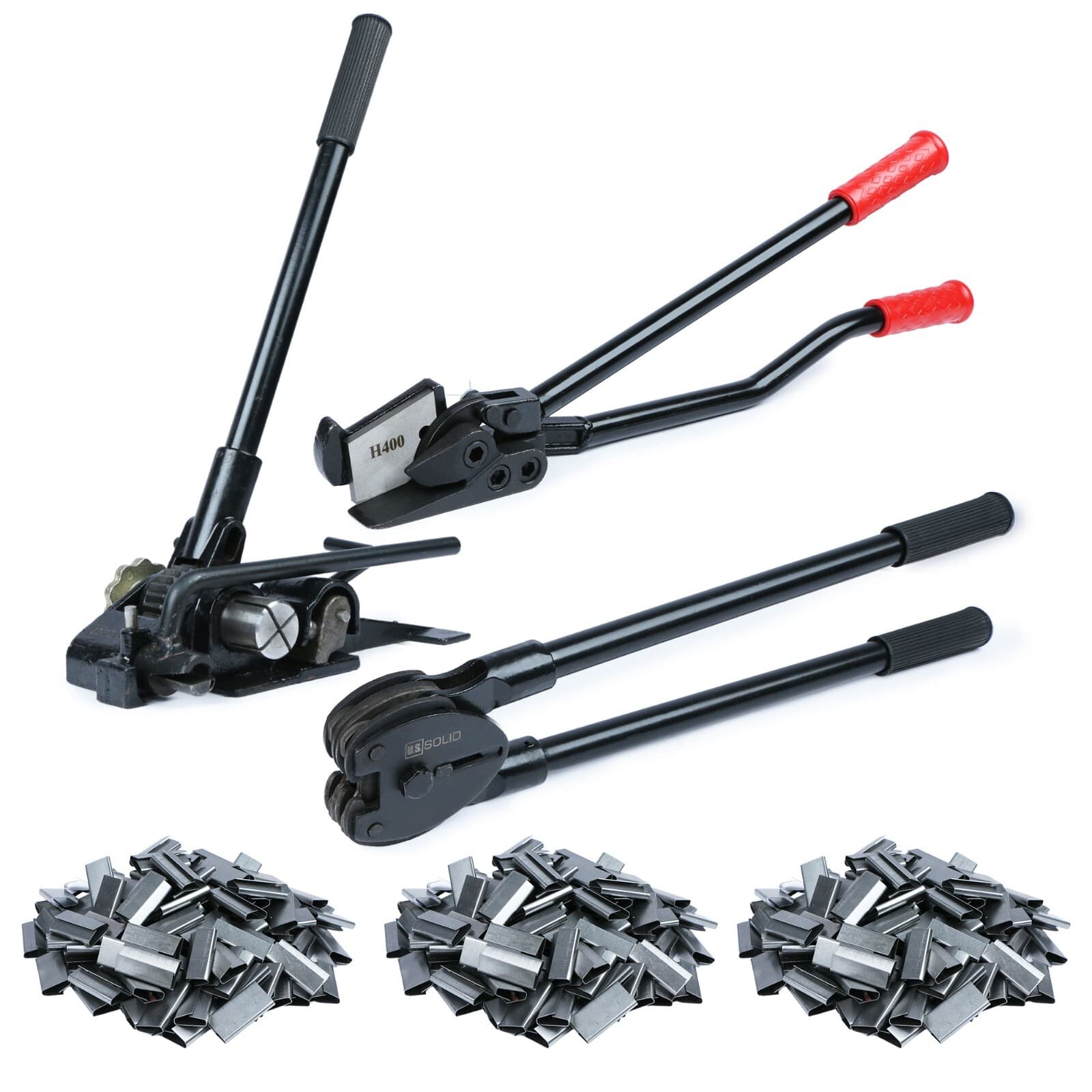 U.S. Solid 3/4" Steel Strapping Kit Tool Pallet Packaging Banding Kit