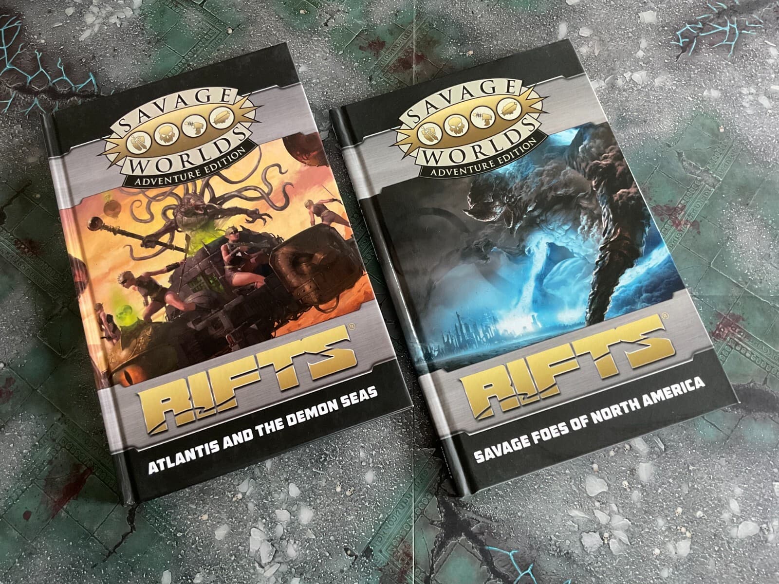 RIFTS Savage Worlds rpg ATLANTIS & THE DEMON SEAS Savage Foes Palladium Books HC