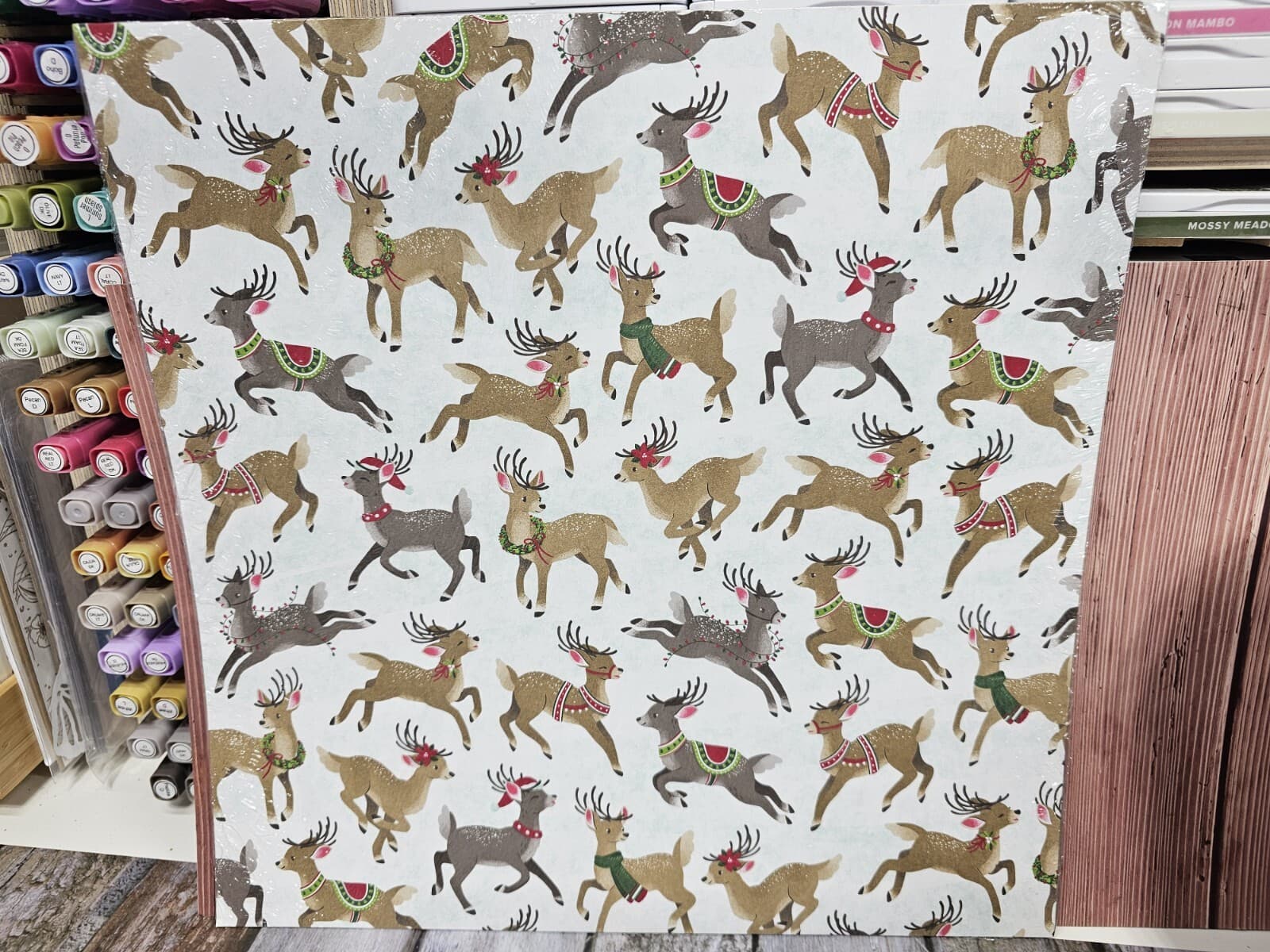 Stampin’ Up! REINDEER DAYS DESIGNER SERIES PAPER DSP 12 sheets 12 x 12