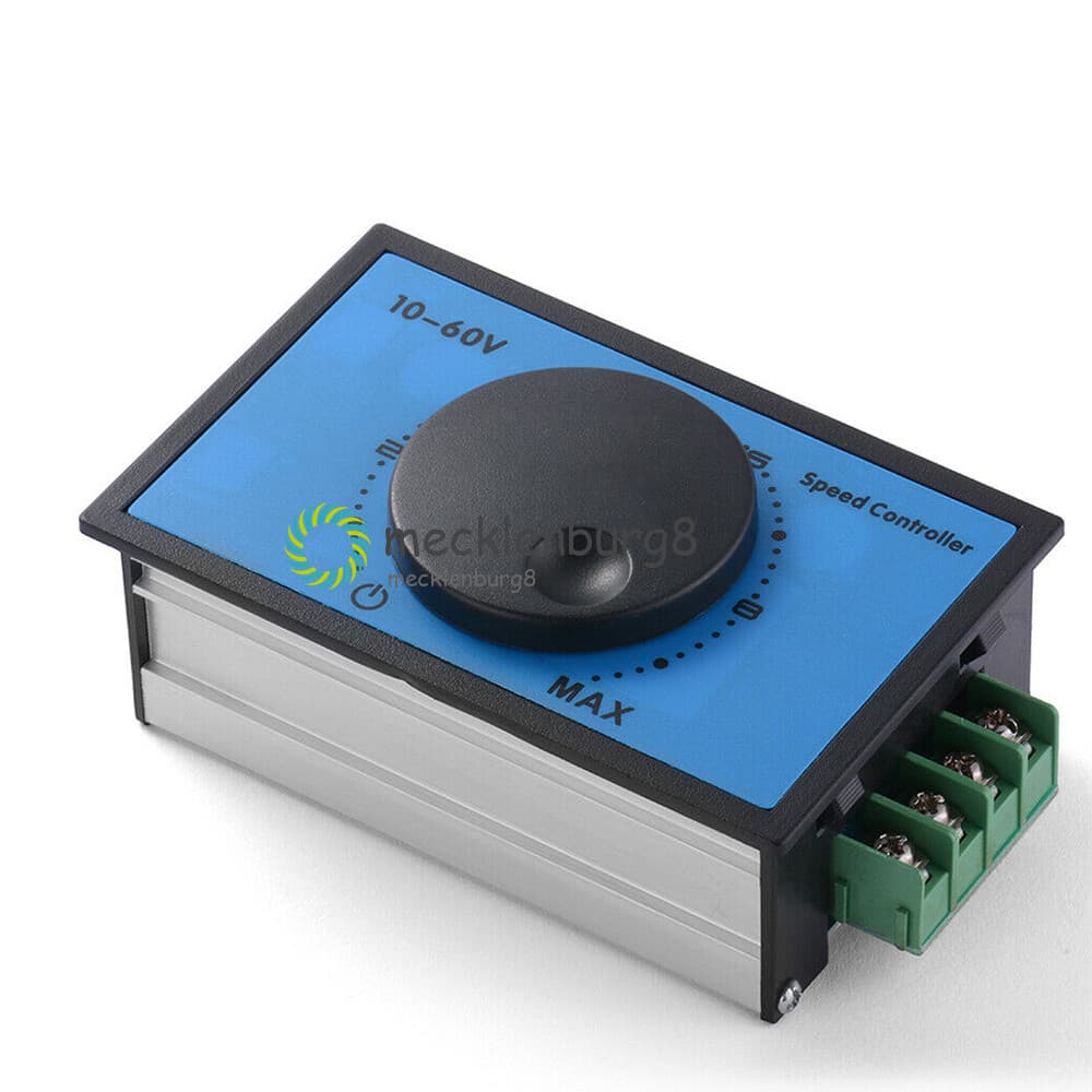 DC 10-60V 12V 24V 48V 20A PWM DC Motor Speed Controller Soft Start Switch