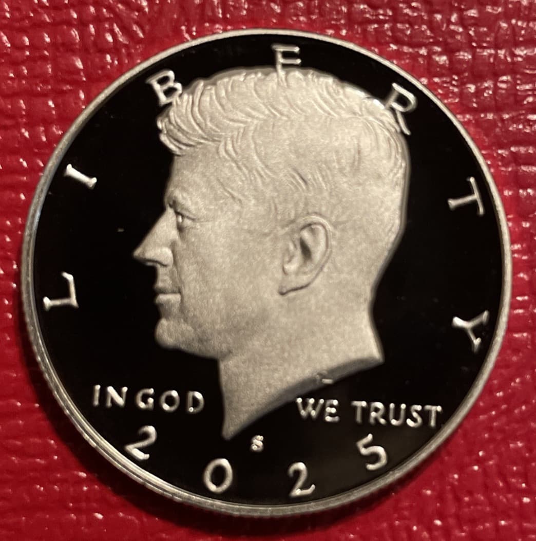 2025 S Clad PROOF Kennedy Half Dollar Coin From US Proof Set Ready To Ship!
