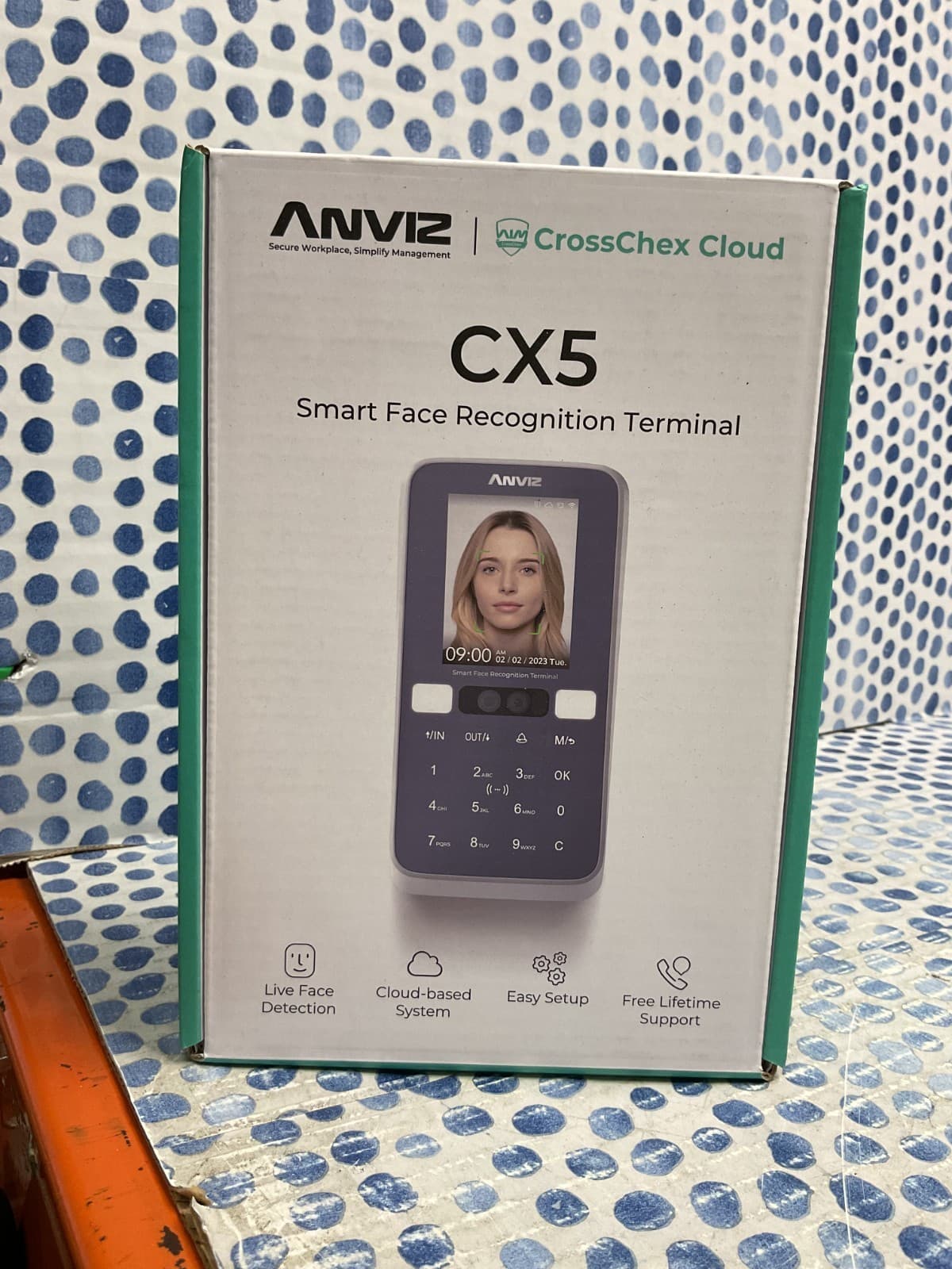 Smart Face Recognition Terminal Biometric Time Attendance Clock Small Business