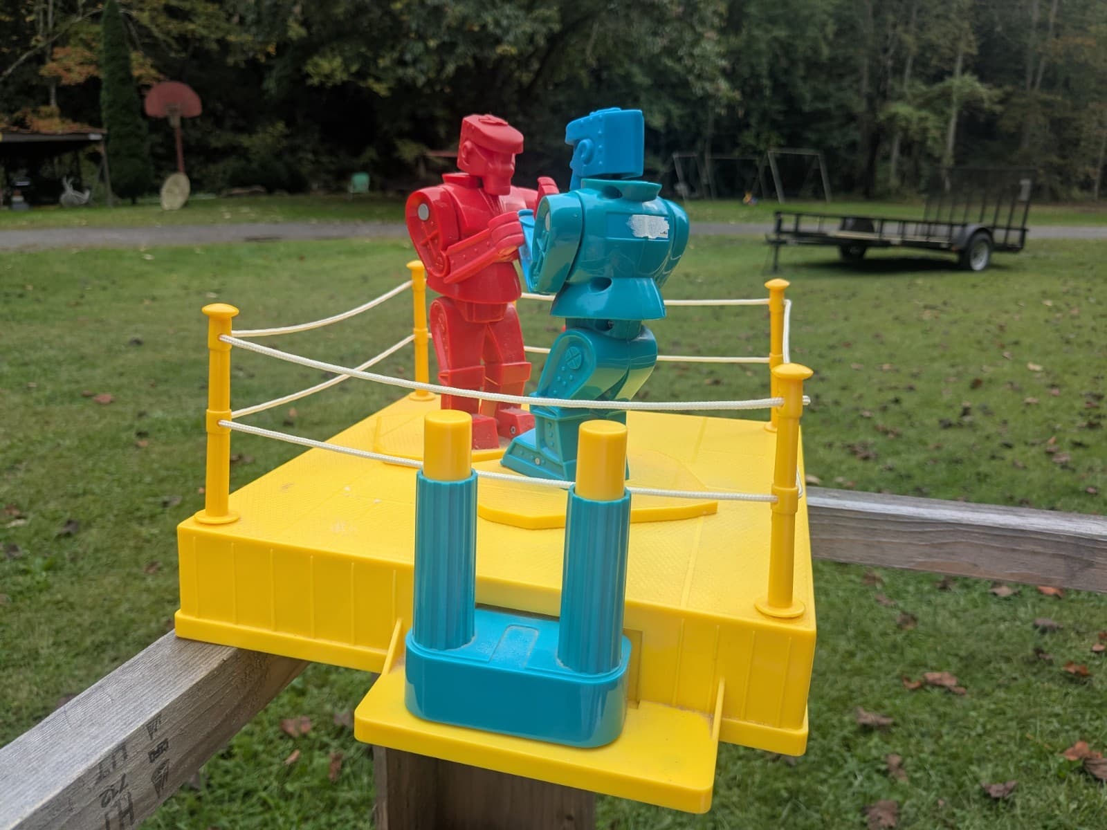 Vintage 2001 Mattel Rock'Em Sock'Em Robots Boxing Toy WORKING Large Version