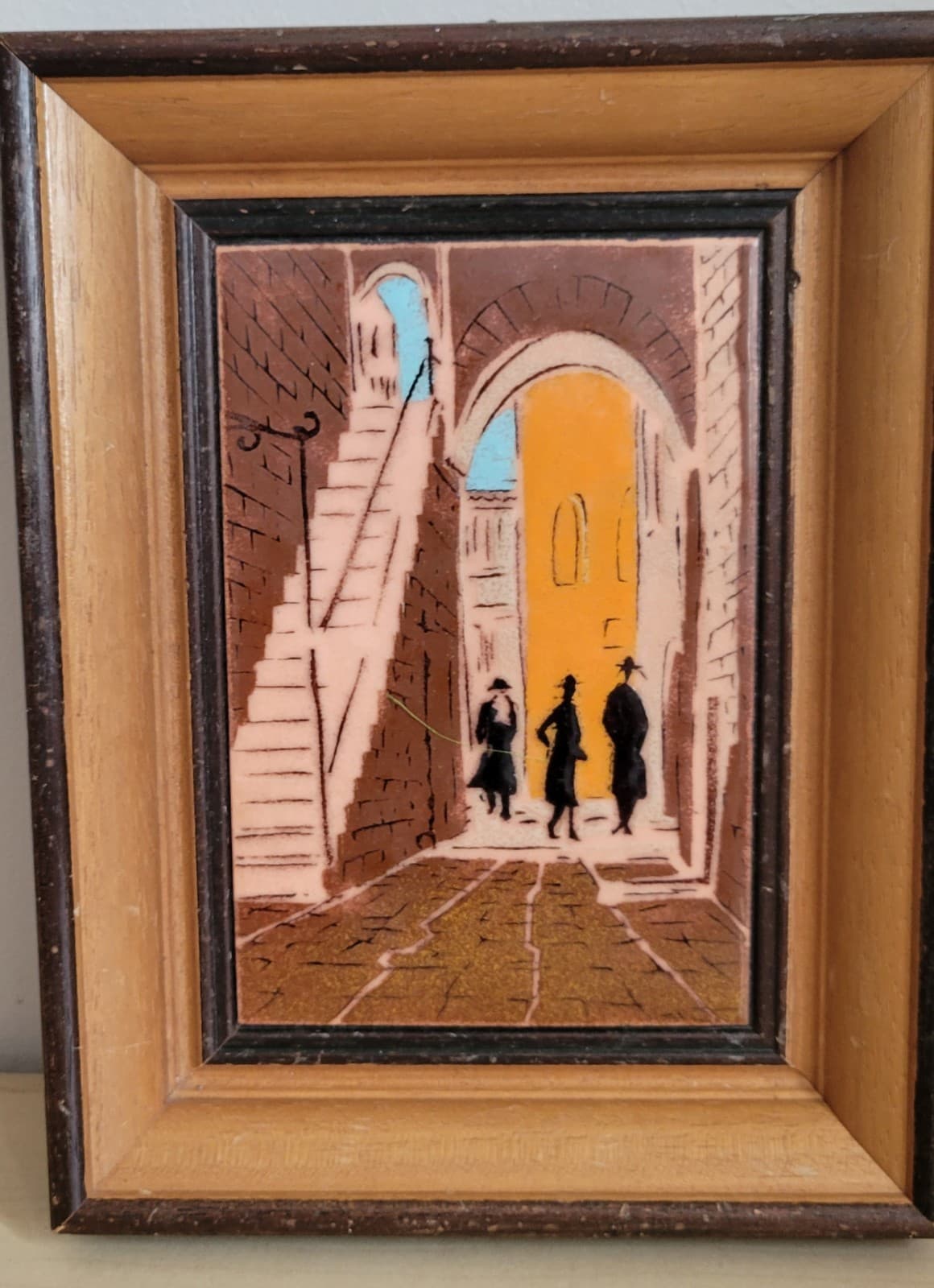 Enamel on Copper Judaica hand made in Israel Jerusalem