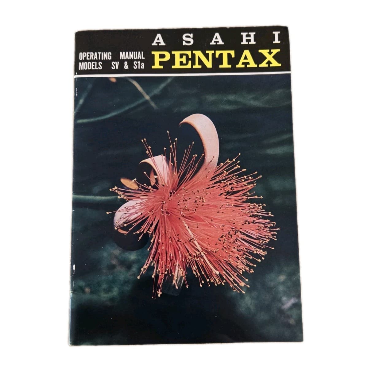 Vintage Asahi Pentax Operating Manual For Models SV & S1a