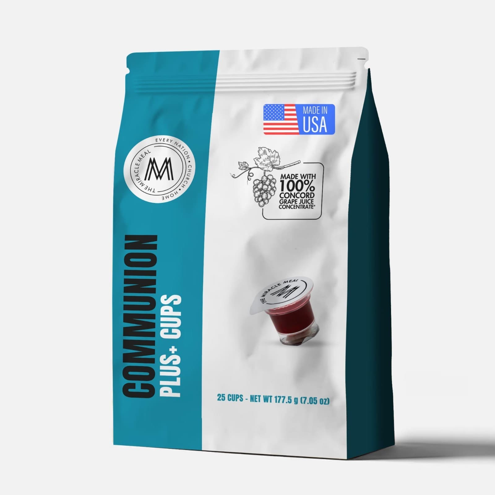 Traditional Travel Bag Set – 25 Cups with 100% Concord Grape Juice & Wafer