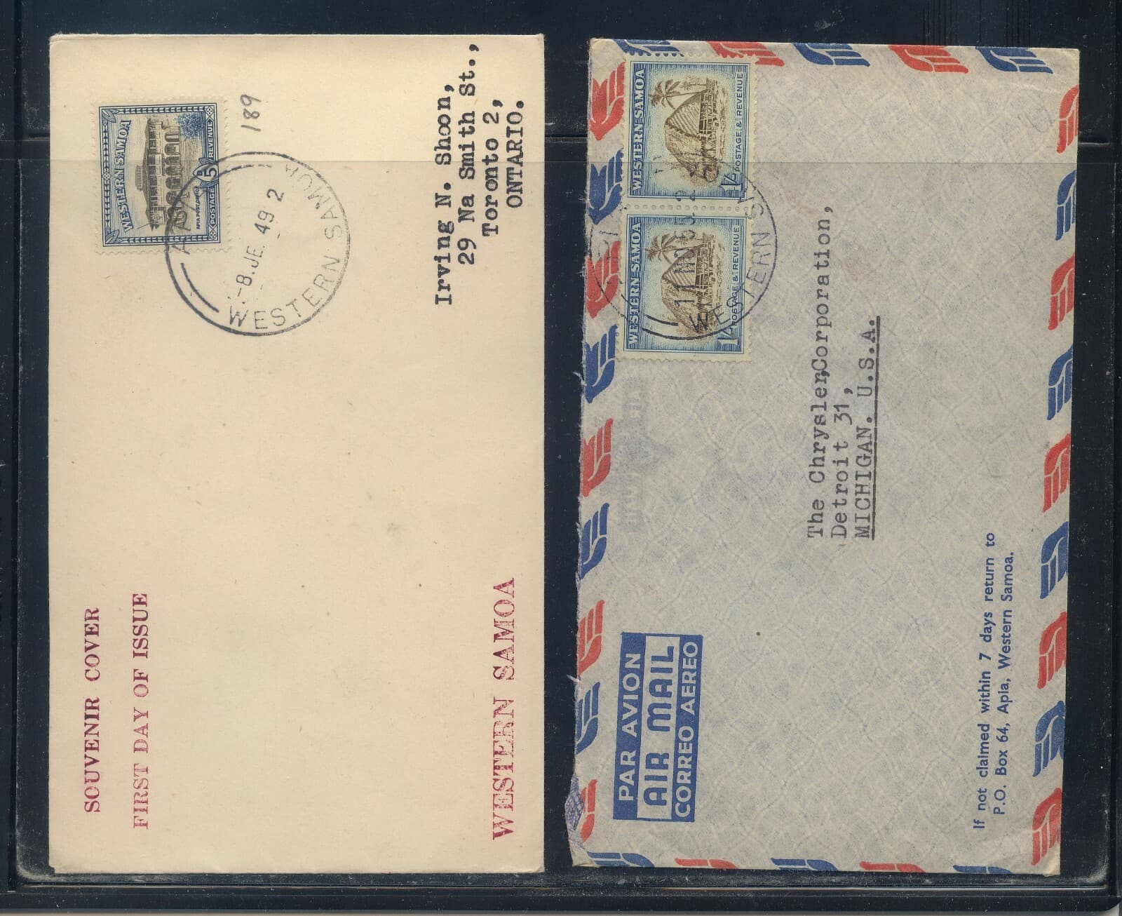 Western Samoa 2 covers