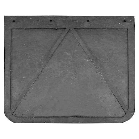 Buyers Products B2018lsp Mud Flaps, 18 In X 20 In, Rubber, Black, 1 Pr