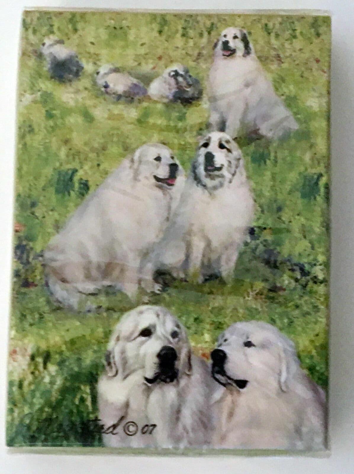 New Great Pyrenees Playing Cards By Ruth Maystead Deck of 52 Card Set
