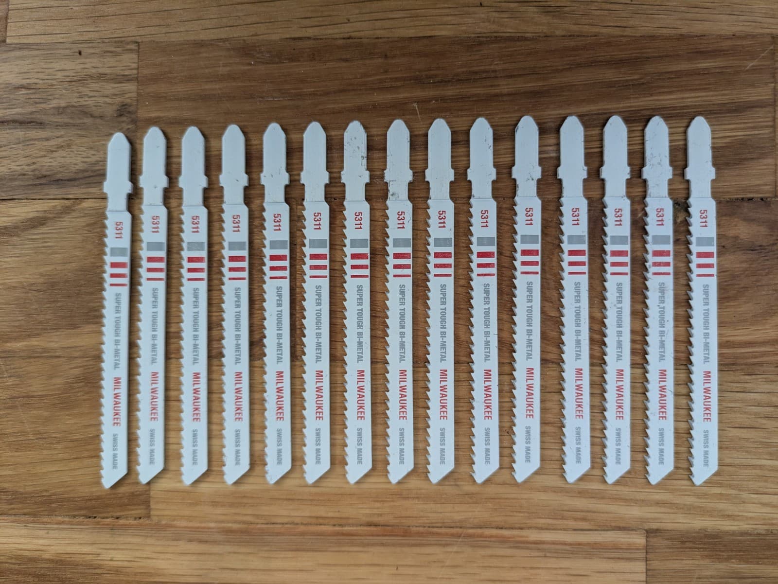 Milwaukee 4" 10 TPI T-shank Bi-metal Jig Saw Blades 48-42-5311 Pack Of 15