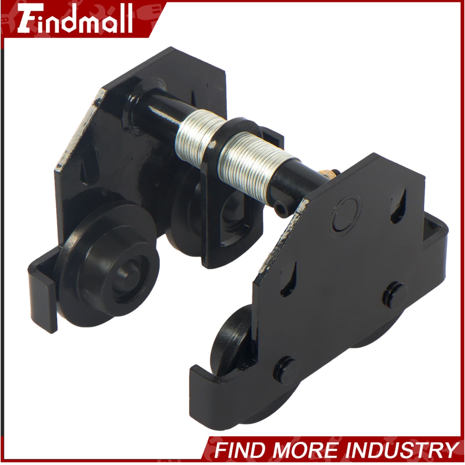 Findmall Push Beam Trolley Manual Trolley 1100lbs/0.5t Load 55-135mm Adjustable