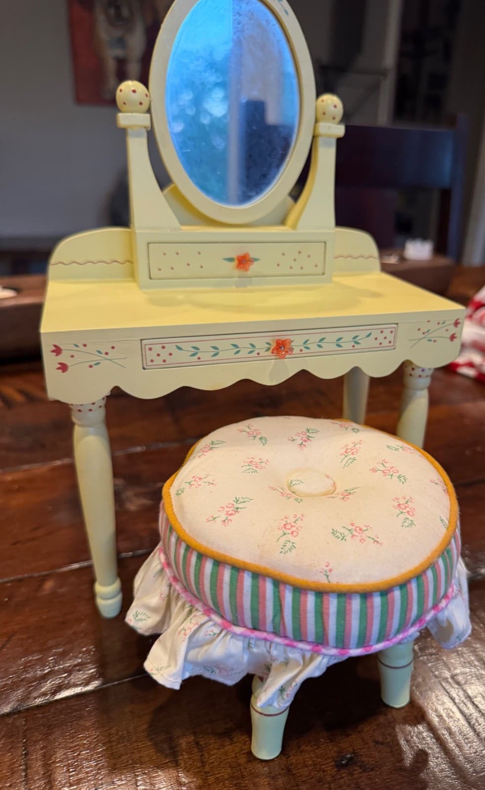 RARE - Vintage - Mary Engelbriet Vanity & Stool in original box