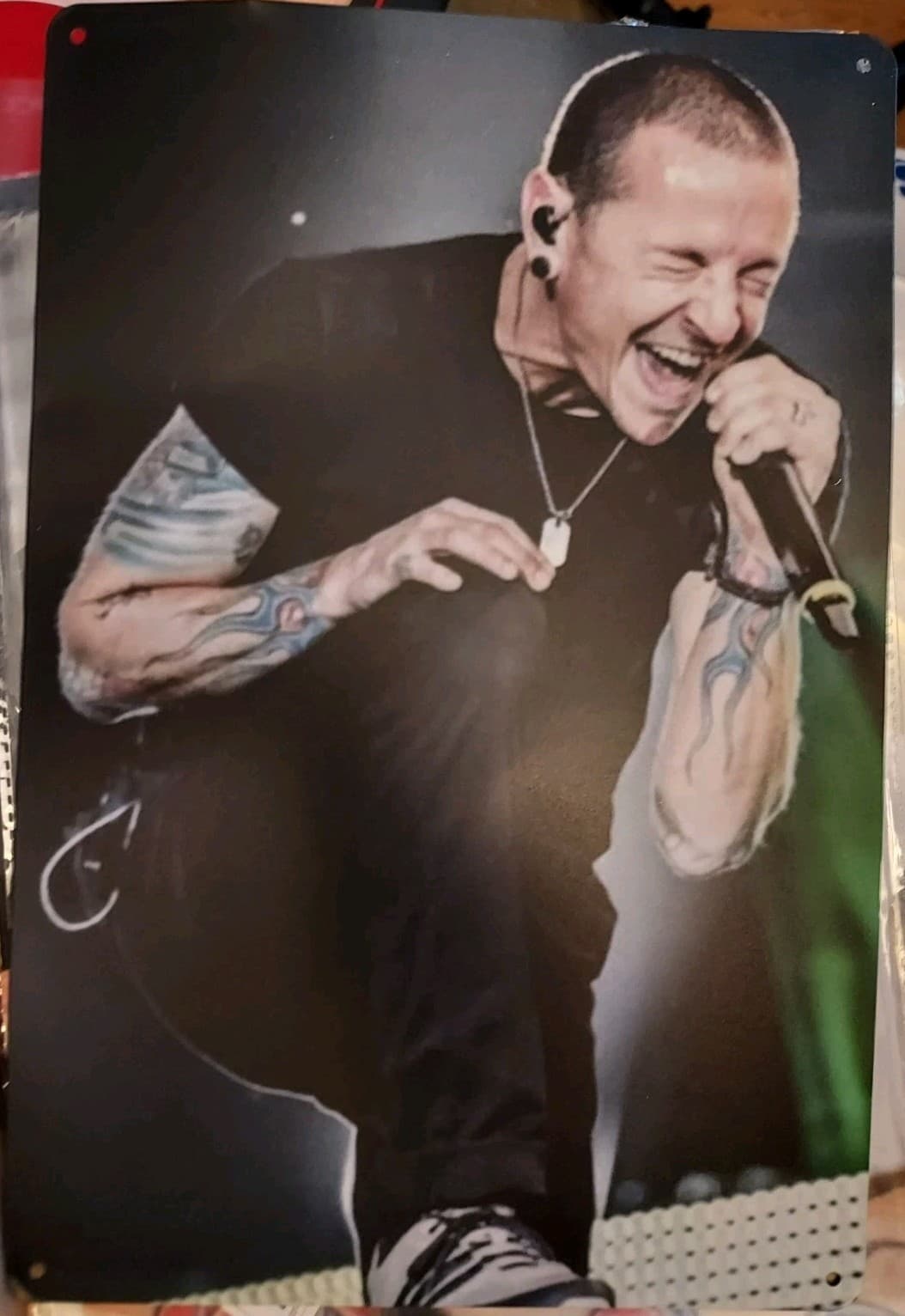 Linkin Park Chester Bennington Photo Tin Brand New!!