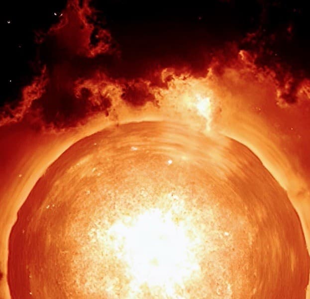 Exploding Star Nebula From James Webb Space Telescope Digital Artwork NFT Art A+