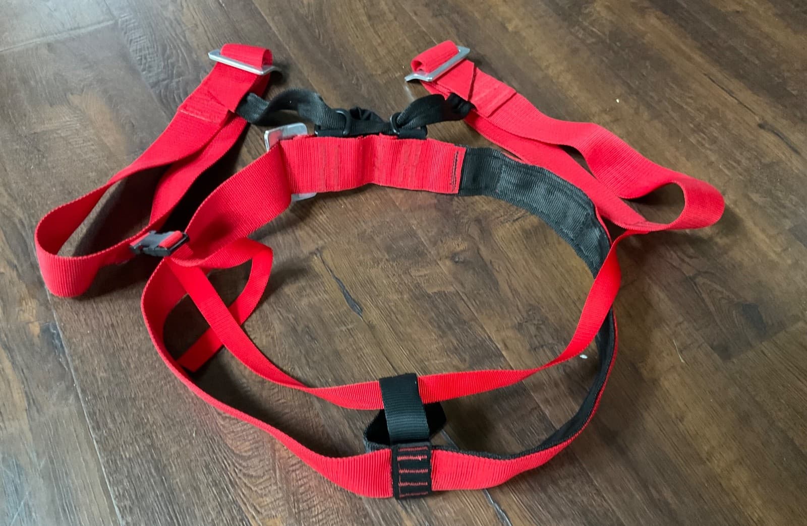 Littlejohn Wild Country Seated Red Climbing Harness Adjustable Size