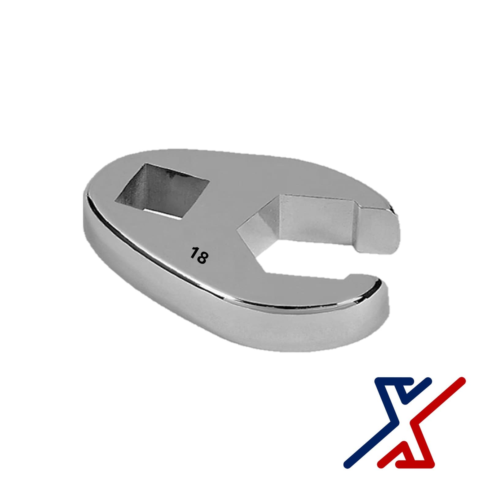 18 mm. Flare Nut Crowfoot Wrench with 3/8"Drive (1 CROWFOOT ) by X1 Tools