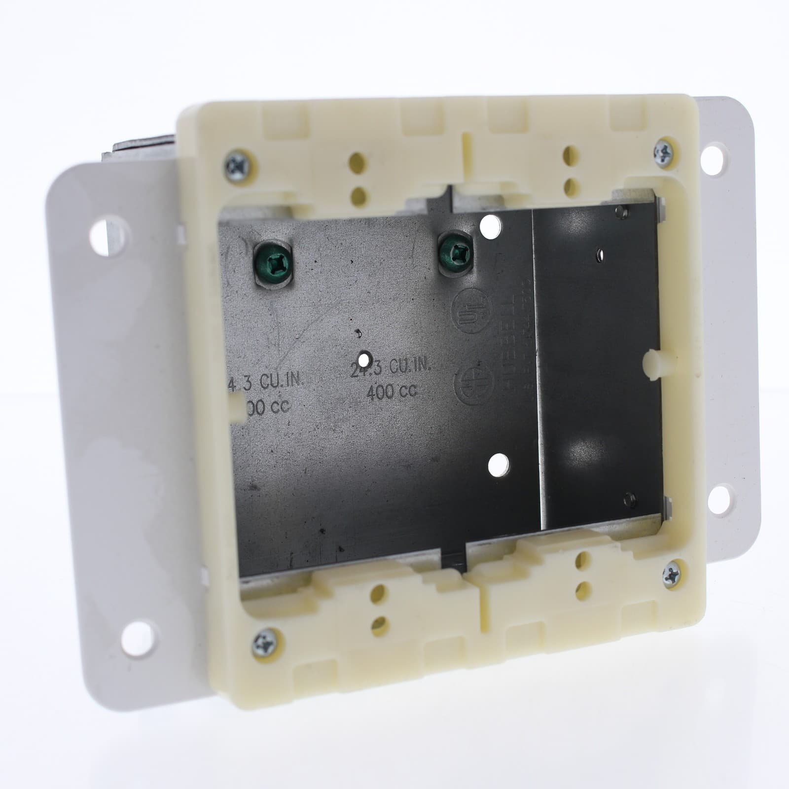 Hubbell Multi-Connect 2-Gang Recessed Electrical Wallbox for Drywall HBLWSCS2A