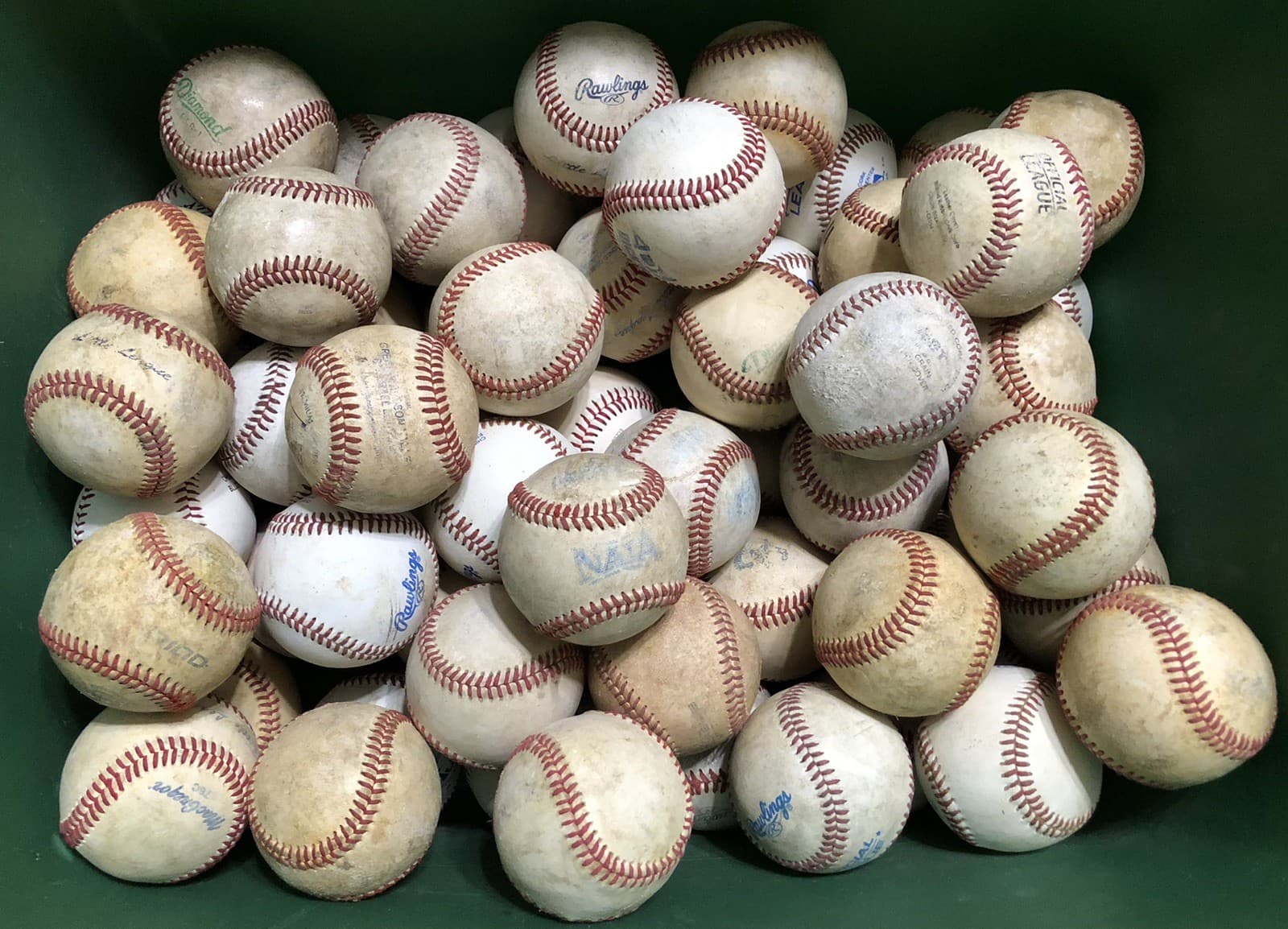 (24) Average All Leather Baseballs,Great For Practice,Same Day Priority Shipping
