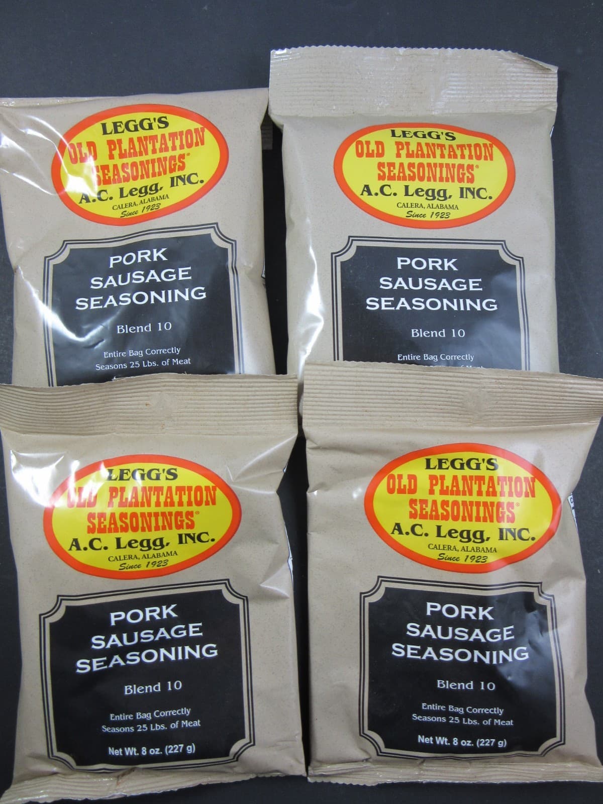 A C Leggs Blend #10 breakfast sausage seasoning for 100 Lbs of meat