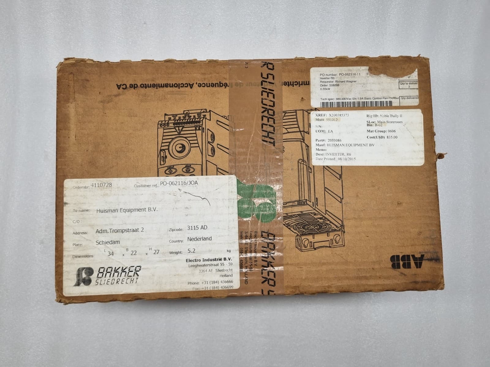 ABB ACS355-03E-01A9-4 FREQUENCY CONVERTER FREE FAST SHIP