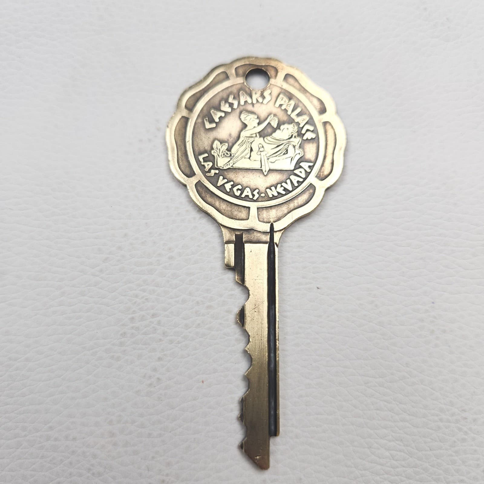 VINTAGE Caesars Palace Fantasy Tower Brass Room Key Las Vegas Casino 1979-1990s