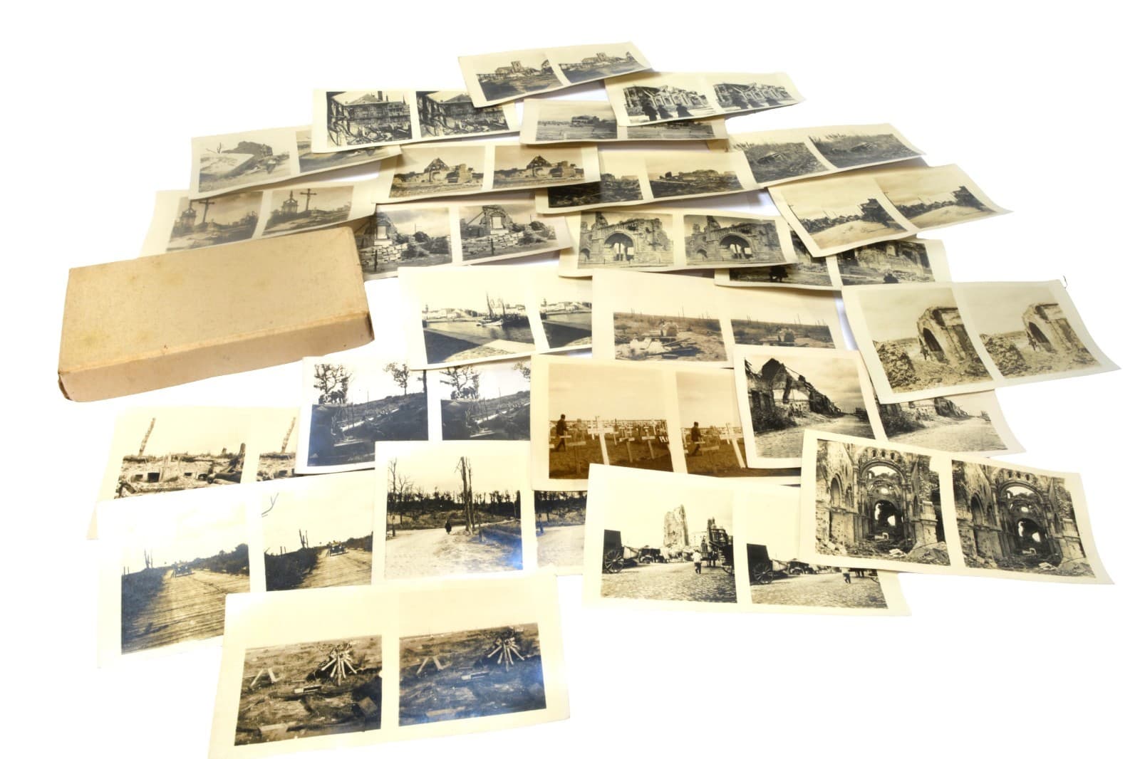 World War 1 Stereoscopic Images, Stereoviews, Rare Publisher, 25 in total