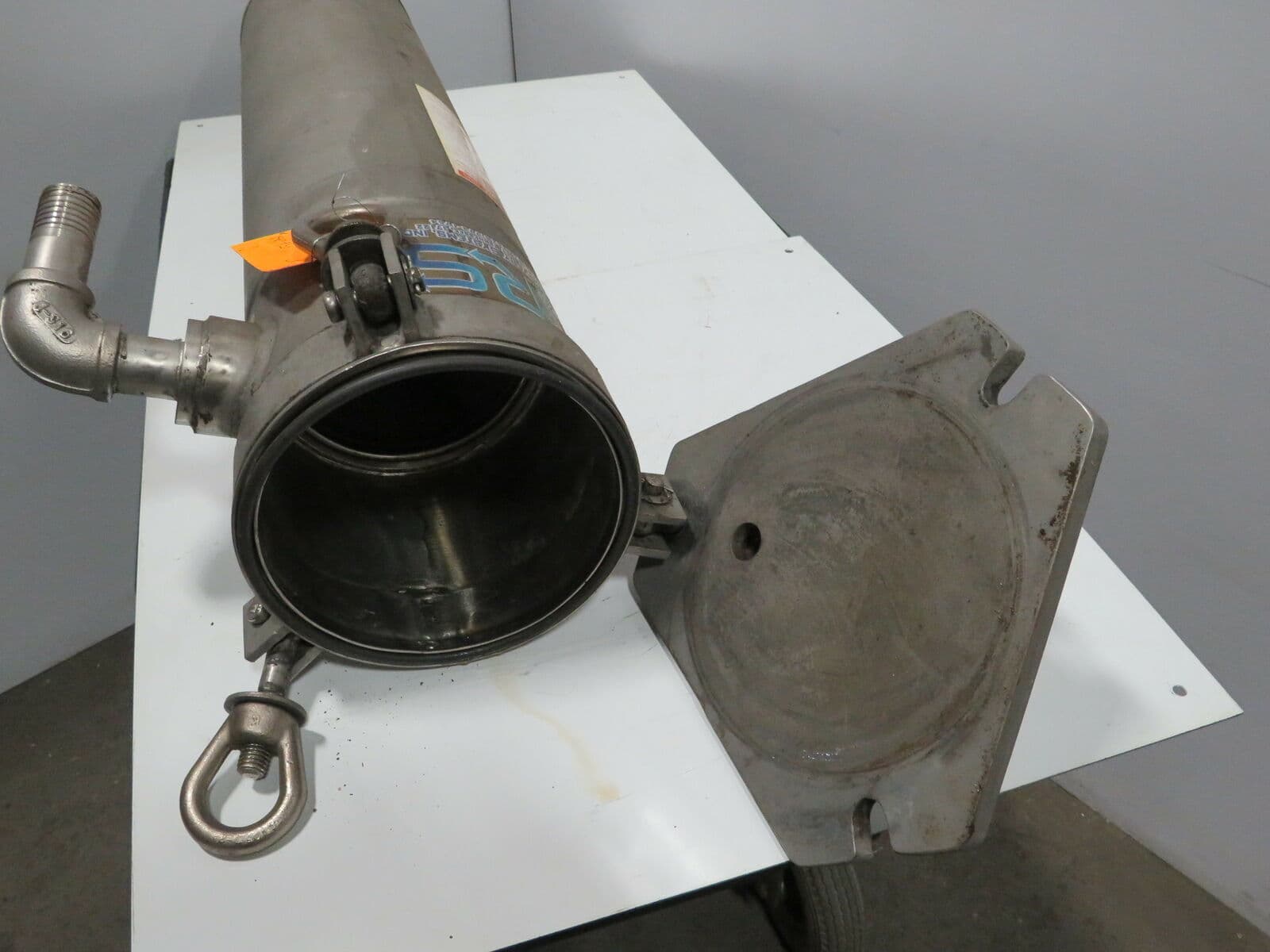 FSI BFNP12 Hydraulic Basket Strainer 304 Stainless Steel #2 Baghouse Filter 29"L