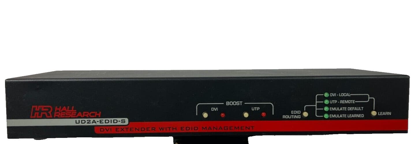 HR Hall Research UD2A-EDID-S DVI Extender With EDID Nanagement