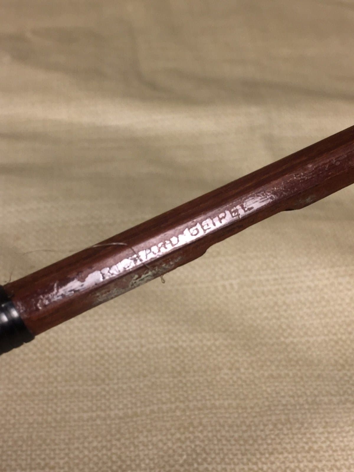 Vintage Richard Geipel Violin Bow Germany Eight Sided Shaft Circa 1950