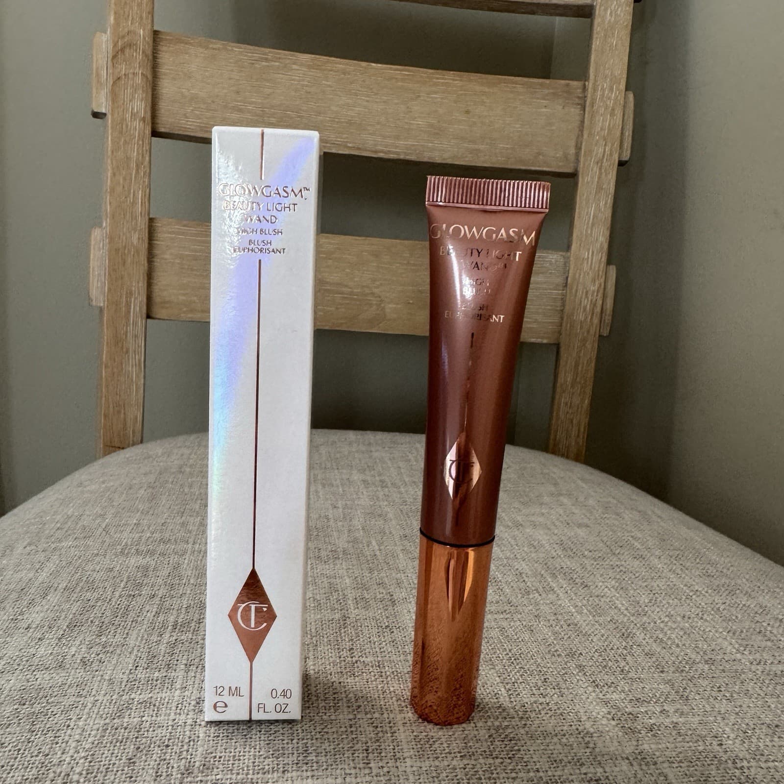 Charlotte Tilbury Glowgasm Beauty Light Wand - PINKGASM New In Box