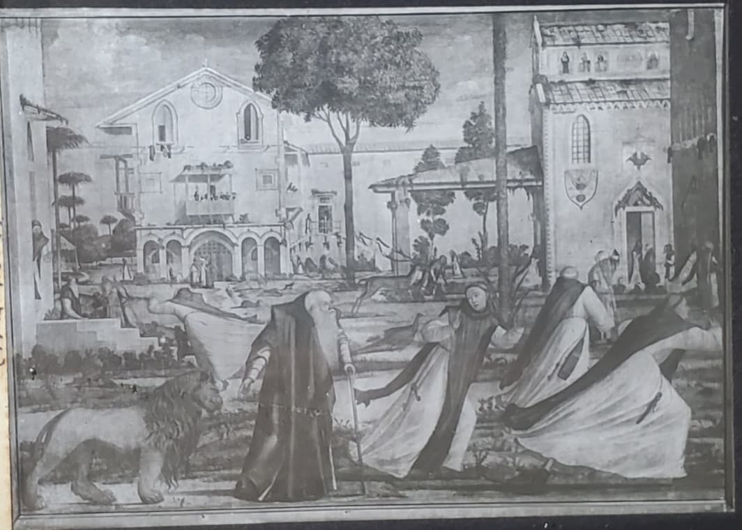 St. Jerome And The Lion, Vittore Carpaccio, Magic Lantern Glass Slide